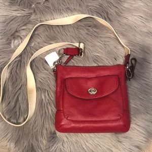 Red Coach Crossbody